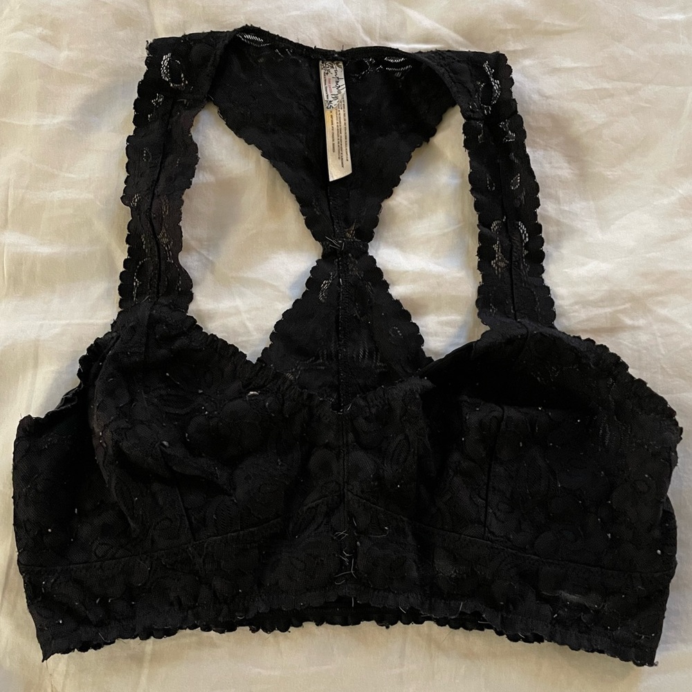 Free People Black Bralette Size M